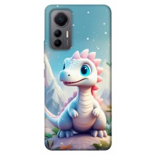 TPU чохол Demsky Білий дракоша для Xiaomi 12 Lite