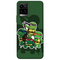 TPU чохол Demsky Green turtles для Vivo Y21 / Y33s