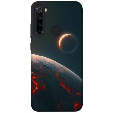 TPU чехол Demsky Lava planet для Xiaomi Redmi Note 8