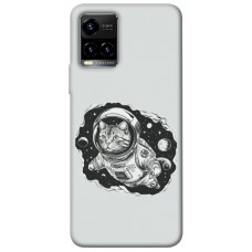 TPU чехол Demsky Кіт космонавт для Vivo Y21 / Y33s