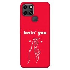 TPU чехол Demsky Loving you для Infinix Smart 6