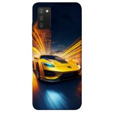 TPU чохол Demsky Yellow Porsche для Samsung Galaxy A03s