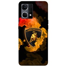 TPU чохол Demsky Lamborghini logo для Oppo Reno 7 4G