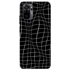 TPU чохол Demsky Warped grid для Xiaomi Redmi Note 10 / Note 10s