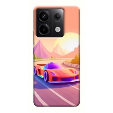 TPU чохол Demsky Машинка на заході сонця для Xiaomi Redmi Note 13 Pro 4G