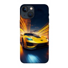 TPU чохол Demsky Yellow Porsche для Apple iPhone 13 mini (5.4")