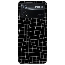 TPU чохол Demsky Warped grid для Xiaomi Poco X4 Pro 5G