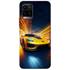 TPU чохол Demsky Yellow Porsche для Vivo Y21 / Y33s