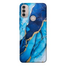 TPU чохол Demsky Blue marble для Motorola Moto E40