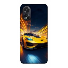 TPU чохол Demsky Yellow Porsche для Oppo A38