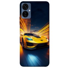 TPU чохол Demsky Yellow Porsche для TECNO Camon 19 Neo