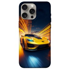 TPU чохол Demsky Yellow Porsche для Apple iPhone 15 Pro Max (6.7")