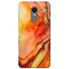 TPU чохол Demsky Червоний корал мармур для Xiaomi Redmi 5 Plus / Redmi Note 5 (Single Camera)