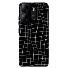 TPU чохол Demsky Warped grid для Tecno Spark Go 2023