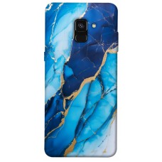 TPU чохол Demsky Blue marble для Samsung A530 Galaxy A8 (2018)