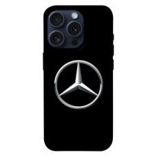 TPU чохол Demsky Mercedes logo для Apple iPhone 15 Pro (6.1")