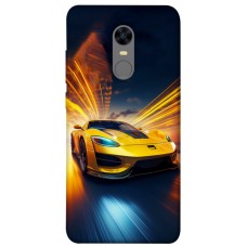 TPU чохол Demsky Yellow Porsche для Xiaomi Redmi 5 Plus / Redmi Note 5 (Single Camera)