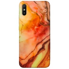 TPU чохол Demsky Червоний корал мармур для Xiaomi Redmi 9A