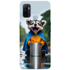 TPU чехол Demsky Єнот (Raccoon) для Oppo A53 / A32 / A33