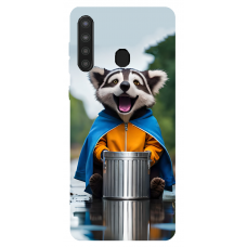 TPU чехол Demsky Єнот (Raccoon) для Samsung Galaxy A21