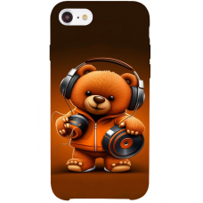 TPU чохол Demsky ведмежа меломан 2 (bear listening music) для Apple iPhone 7 / 8 / se(2020) / Se(2022)