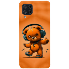 TPU чохол Demsky ведмежа меломан (bear listening music) для Samsung Galaxy M22