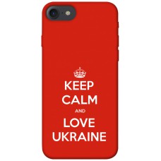 TPU чохол Demsky Keep calm and love Ukraine для Apple iPhone 7 / 8 (4.7")