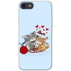 TPU чохол Demsky Два кота Love для Apple iPhone 7 / 8 (4.7")