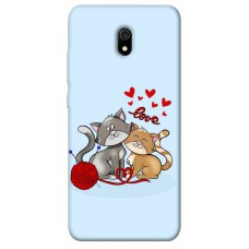 TPU чехол Demsky Два кота Love для Xiaomi Redmi 8a