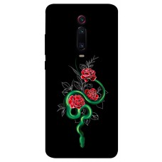 Термополіуретановий (TPU) чохол Snake in flowers для Xiaomi Redmi K20 / K20 Pro / Mi9T / Mi9T Pro