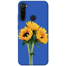 TPU чехол Demsky Bouquet of sunflowers для Xiaomi Redmi Note 8