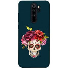 TPU чохол Demsky Flower skull для Xiaomi Redmi Note 8 Pro