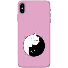 TPU чехол Demsky Коты инь-янь для Apple iPhone X (5.8")