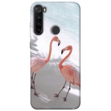 TPU чохол Demsky Flamingos для Xiaomi Redmi Note 8T