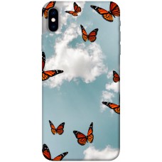 TPU чохол Demsky Summer butterfly для Apple iPhone XS (5.8")