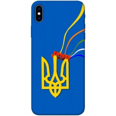 TPU чохол Demsky Квітучий герб для Apple iPhone XS Max (6.5")