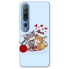 TPU чохол Demsky Два кота Love для Xiaomi Mi 10 / Mi 10 Pro