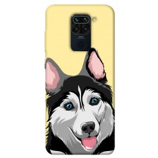 TPU чехол Demsky Husky dog для Xiaomi Redmi Note 9 / Redmi 10X