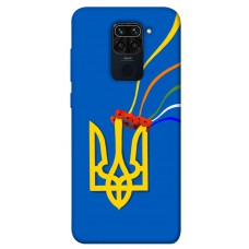 TPU чохол Demsky Квітучий герб для Xiaomi Redmi Note 9 / Redmi 10X