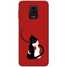 TPU чохол Demsky Влюбленные коты для Xiaomi Redmi Note 9s / Note 9 Pro / Note 9 Pro Max