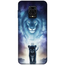 TPU чехол Demsky Львы для Xiaomi Redmi Note 9s / Note 9 Pro / Note 9 Pro Max