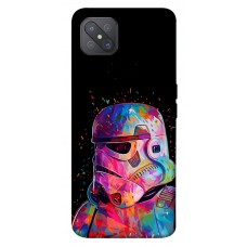 TPU чехол Demsky Color astronaut для Oppo A92s