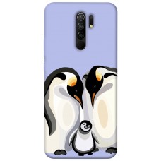 TPU чохол Demsky Penguin family для Xiaomi Redmi 9