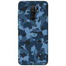 TPU чохол Demsky Синий камуфляж для Xiaomi Redmi 9