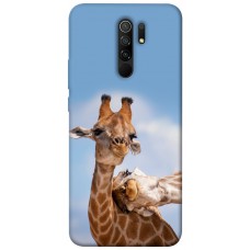 TPU чохол Demsky Милые жирафы для Xiaomi Redmi 9