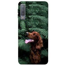 TPU чохол Demsky Собака в зелени для Samsung A750 Galaxy A7 (2018)