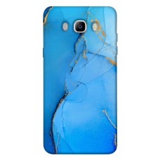 TPU чехол Demsky Синий с золотом для Samsung J710F Galaxy J7 (2016)