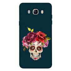 TPU чохол Demsky Flower skull для Samsung J510F Galaxy J5 (2016)