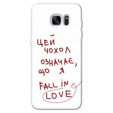 TPU чехол Demsky Fall in love для Samsung G935F Galaxy S7 Edge