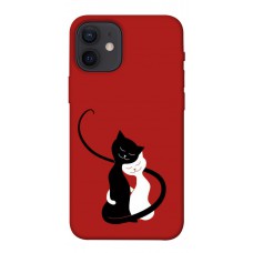 TPU чохол Demsky Влюбленные коты для Apple iPhone 12 mini (5.4")